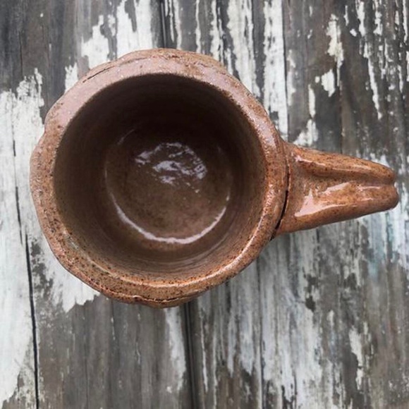 I handmade this camel colored ceramic mug! - Picture 3 of 4